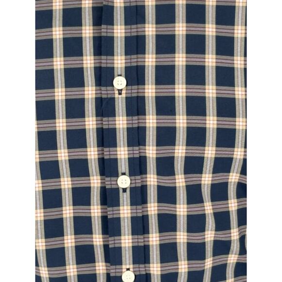UNTUCKit Blue 100% Polyester Long Sleeve Button Up Shirt - Medium - Picture 3 of 7